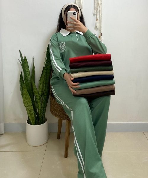 ست یقه دار دوخط
