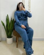 ست بلوز شلوار الو آبرنگی - تصویر 3