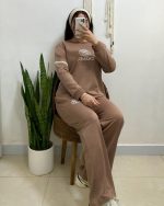 ست بلوز شلوار چنل رز - Image 3