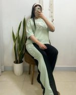 ست بلوز شلوار گوچی نواری - تصویر 3
