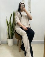 ست بلوز شلوار گوچی نواری - تصویر 5