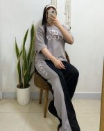 ست بلوز شلوار گوچی نواری - تصویر 4