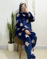 ست بلوز شلوار تدی حوله ای - Image 2