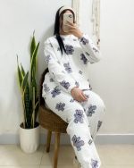ست بلوز شلوار تدی حوله ای