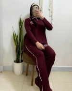 ست بلوز شلوار یقه مغز دوزی - Image 3