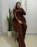 ست بلوز شلوار نیم زیپ آیشو - Image 7