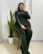 ست بلوز شلوار نیم زیپ آیشو - Image 5