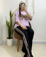 ست بلوز شلوار تک پاپیونی - Image 2