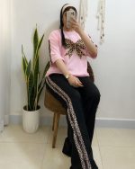 ست بلوز شلوار تک پاپیونی - Image 4