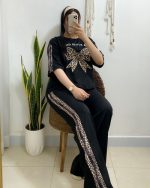 ست بلوز شلوار تک پاپیونی - Image 9