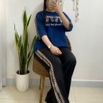 ست بلوز شلوار 2پاییونی