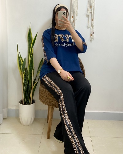 ست بلوز شلوار 2پاییونی