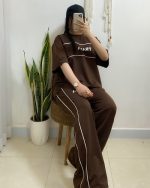 ست بلوز شلوار پرادا مغزدوزی - تصویر 4