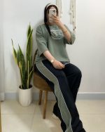 ست بلوز شلوار مغز دوزی دیزل - Image 2